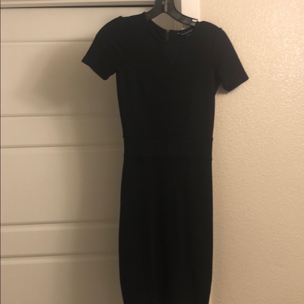 Navy blue mini dress